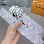 4.0 cm Width Louis Vuitton Belt  # 255999, cheap LouisVuitton Belts