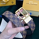 4.0 cm Width Louis Vuitton Belt  # 256003, cheap LouisVuitton Belts