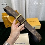4.0 cm Width Louis Vuitton Belt  # 256004, cheap LouisVuitton Belts