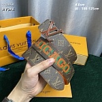 4.0 cm Width Louis Vuitton Belt  # 256014