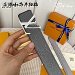 4.0 cm Width Louis Vuitton Belt  # 256019, cheap LouisVuitton Belts