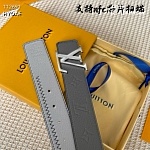 4.0 cm Width Louis Vuitton Belt  # 256019, cheap LouisVuitton Belts