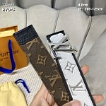 4.0 cm Width Louis Vuitton Reversible Belt  # 256022, cheap LouisVuitton Belts