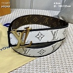 4.0 cm Width Louis Vuitton Belt  # 256023, cheap LouisVuitton Belts