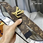 4.0 cm Width Louis Vuitton Belt  # 256023, cheap LouisVuitton Belts