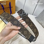 4.0 cm Width Louis Vuitton Belt  # 256024, cheap LouisVuitton Belts