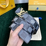 4.0 cm Width Louis Vuitton Belt  # 256025, cheap LouisVuitton Belts