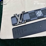 4.0 cm Width Louis Vuitton Belt  # 256026, cheap LouisVuitton Belts