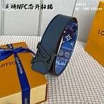 4.0 cm Width Louis Vuitton Belt  # 256031, cheap LouisVuitton Belts