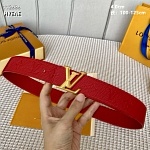 4.0 cm Width Louis Vuitton Belt  # 256032, cheap LouisVuitton Belts