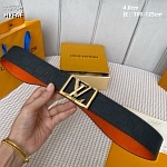 4.0 cm Width Louis Vuitton Belt  # 256041, cheap LouisVuitton Belts