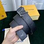 4.0 cm Width Louis Vuitton Belt  # 256046