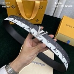 4.0 cm Width Louis Vuitton Belt  # 256052, cheap LouisVuitton Belts