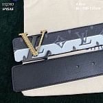 4.0 cm Width Louis Vuitton Belt  # 256053, cheap LouisVuitton Belts