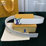 4.0 cm Width Louis Vuitton Belt  # 256054, cheap LouisVuitton Belts