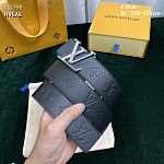4.0 cm Width Louis Vuitton Belt  # 256055, cheap LouisVuitton Belts