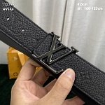 4.0 cm Width Louis Vuitton Belt  # 256056, cheap LouisVuitton Belts