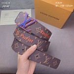 4.0 cm Width Louis Vuitton Belt  # 256058