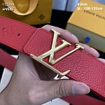 4.0 cm Width Louis Vuitton Belt  # 256058, cheap LouisVuitton Belts