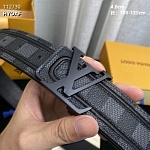 4.0 cm Width Louis Vuitton Belt  # 256062, cheap LouisVuitton Belts