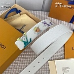 4.0 cm Width Louis Vuitton Belt  # 256066, cheap LouisVuitton Belts