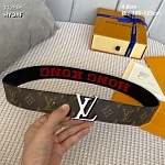 4.0 cm Width Louis Vuitton Belt  # 256068, cheap LouisVuitton Belts