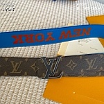 4.0 cm Width Louis Vuitton Belt  # 256070, cheap LouisVuitton Belts
