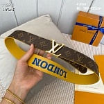 4.0 cm Width Louis Vuitton Belt  # 256072