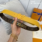 4.0 cm Width Louis Vuitton Belt  # 256073, cheap LouisVuitton Belts