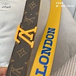 4.0 cm Width Louis Vuitton Belt  # 256073, cheap LouisVuitton Belts
