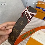 4.0 cm Width Louis Vuitton Belt  # 256074, cheap LouisVuitton Belts