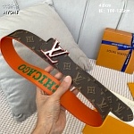 4.0 cm Width Louis Vuitton Belt  # 256074, cheap LouisVuitton Belts