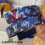 4.0 cm Width Louis Vuitton Belt  # 256076, cheap LouisVuitton Belts