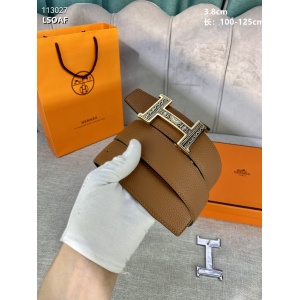 $57.00,3.8 cm Width HermesHermes Belt  # 256107
