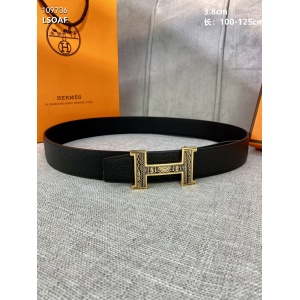 $57.00,3.8 cm Width HermesHermes Belt  # 256112