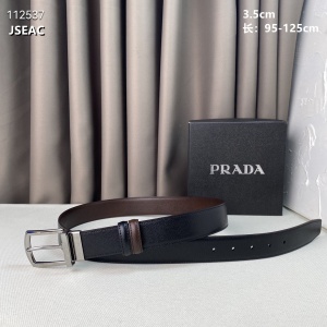 $53.00,3.5 cm Width Prada Belt  # 256470