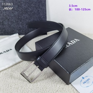 $56.00,3.5 cm Width Prada Belt  # 256477