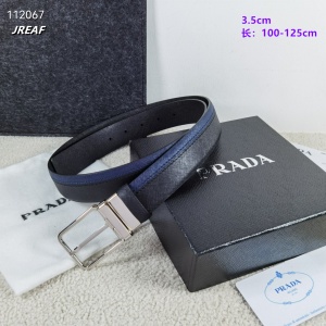 $56.00,3.5 cm Width Prada Belt  # 256481