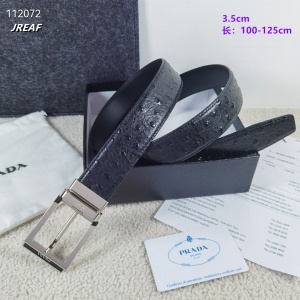 $56.00,3.5 cm Width Prada Belt  # 256486