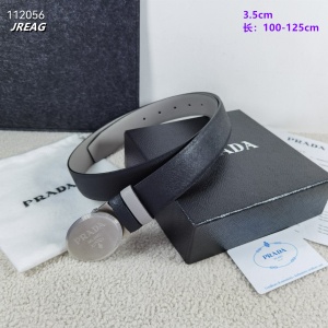 $59.00,3.5 cm Width Prada Belt  # 256490