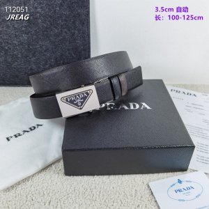 $59.00,3.5 cm Width Prada Belt  # 256497