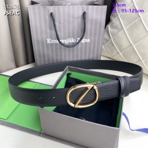 $55.00,3.5 cm Width Zegna Belt  # 256514