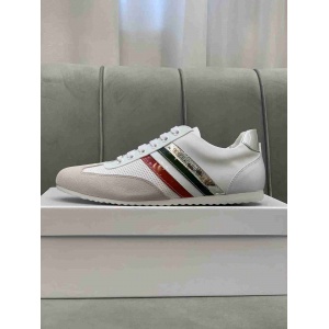 $89.00,D&G Multi Panel Striped Lace Up Low Top Sneaker For Men in 259284