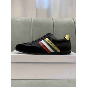 $89.00,D&G Multi Panel Striped Lace Up Low Top Sneaker For Men in 259285