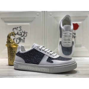 $89.00,Philipp Plein logo plaque Embellished Lace Up Sneakers For Men in 259976