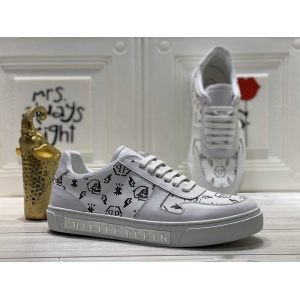 $89.00,Philipp Plein logo plaque Embellished Lace Up Sneakers For Men in 259981