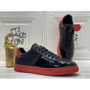 $89.00,Philipp Plein logo plaque Embellished Lace Up Sneakers For Men in 259985