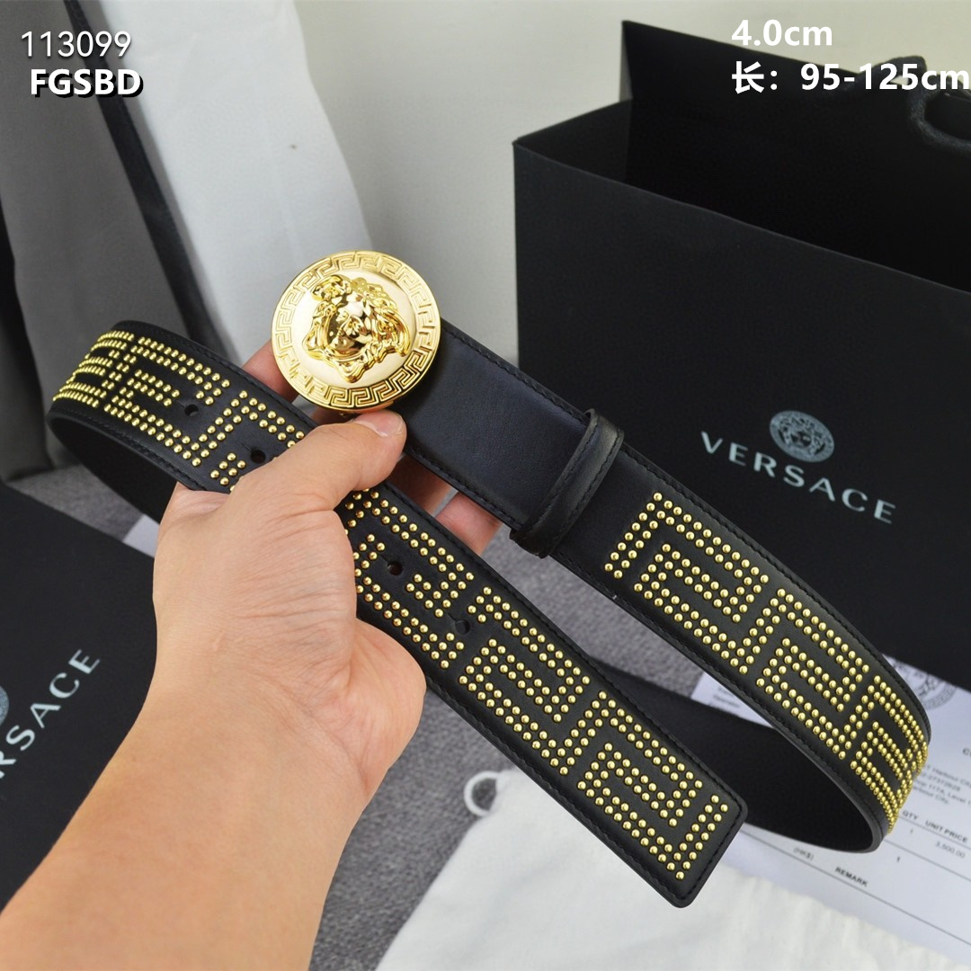4.0 cm Width Versace Belt # 256285