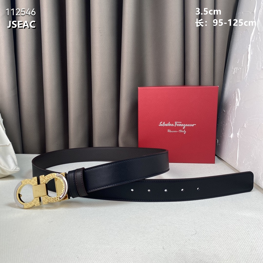 3.5 cm Width Ferragamo Belt # 256310