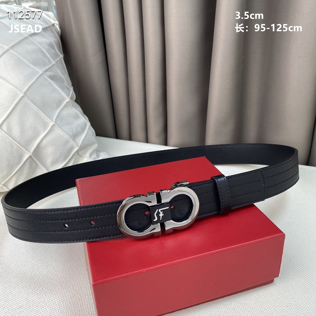 3.5 cm Width Ferragamo Belt # 256319